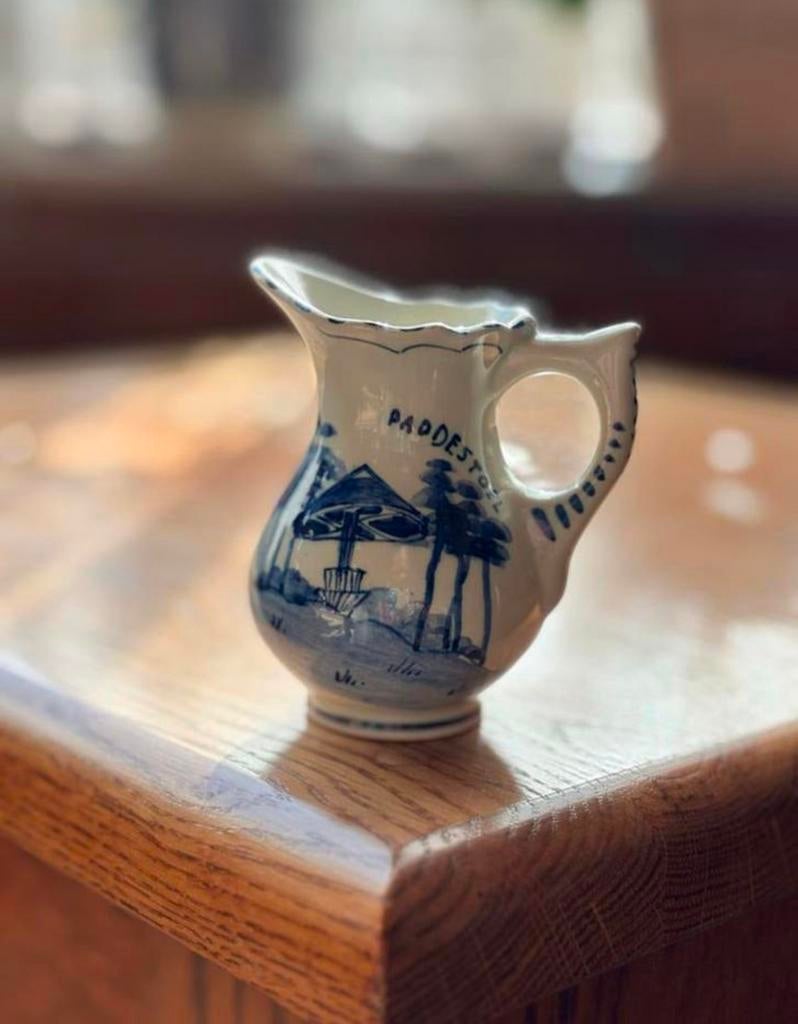 Delfts Blauw Melkkannetje - Paddenstoel Driebergen, Ophalen of Verzenden