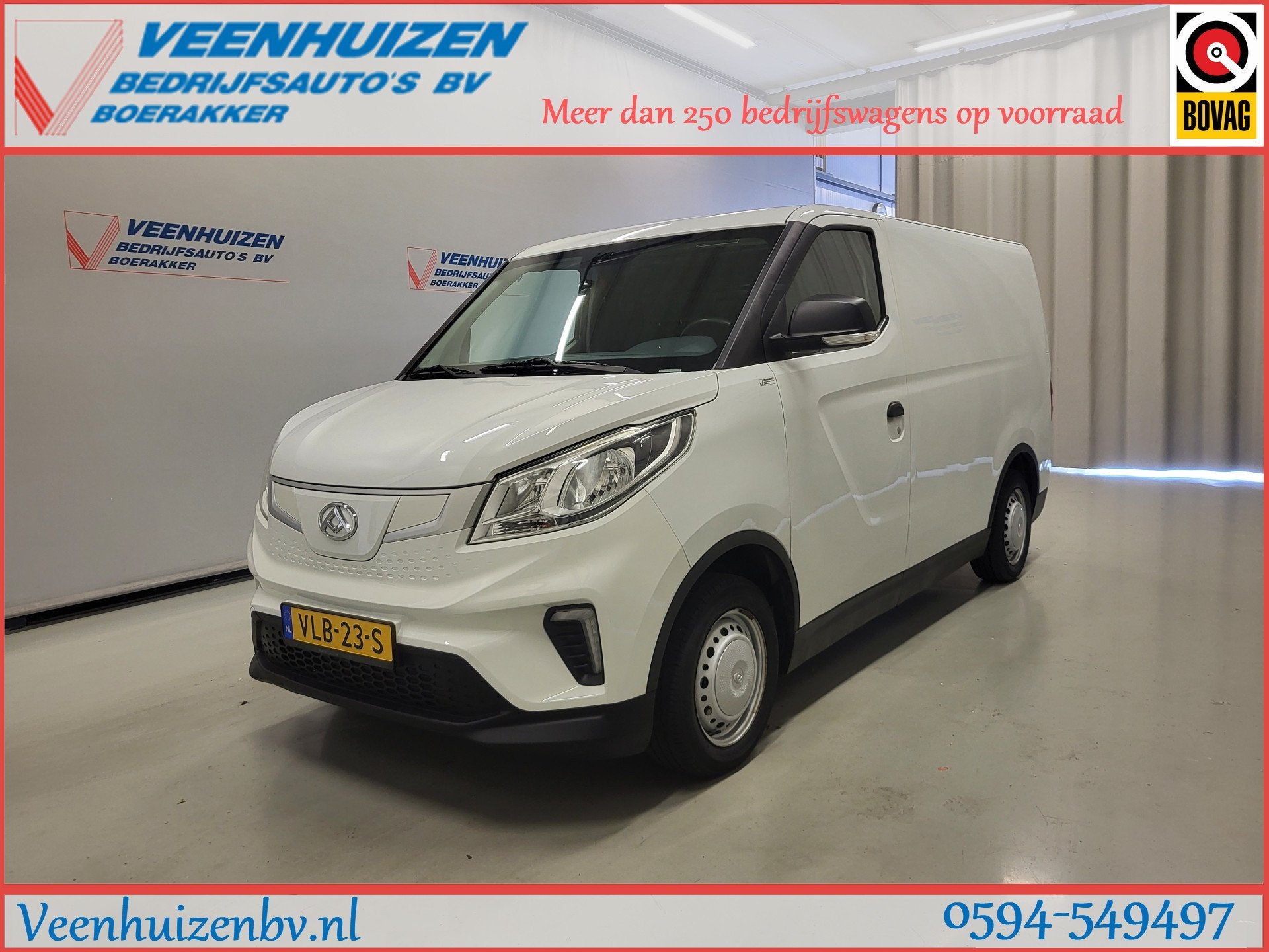 Maxus EDELIVER 3 53kWh 240km Elektrisch! (bj 2021), Auto's, Bestelauto's, Maxus, Origineel Nederlands, 2 stoelen, 243 km
