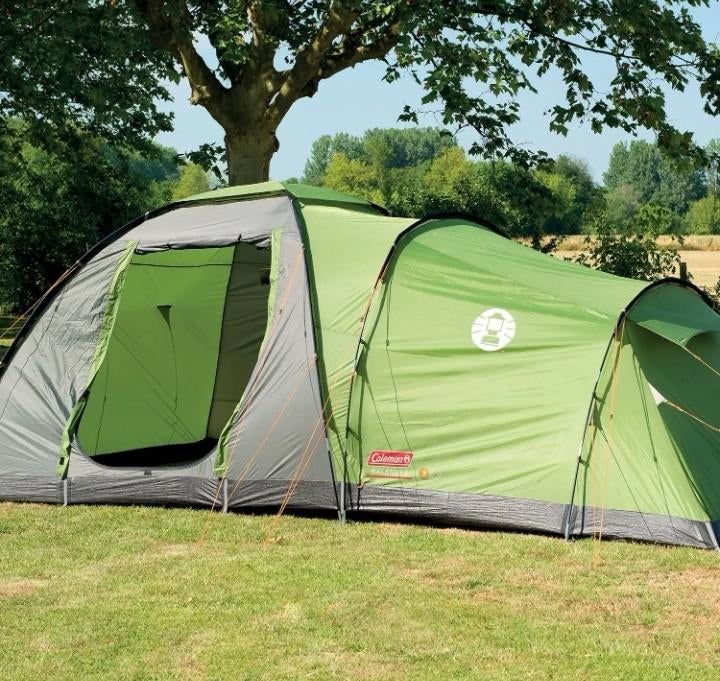 Coleman tent 2 - 5 persoons, Caravans en Kamperen, Tenten, Ophalen, Gebruikt, Tot en met 5