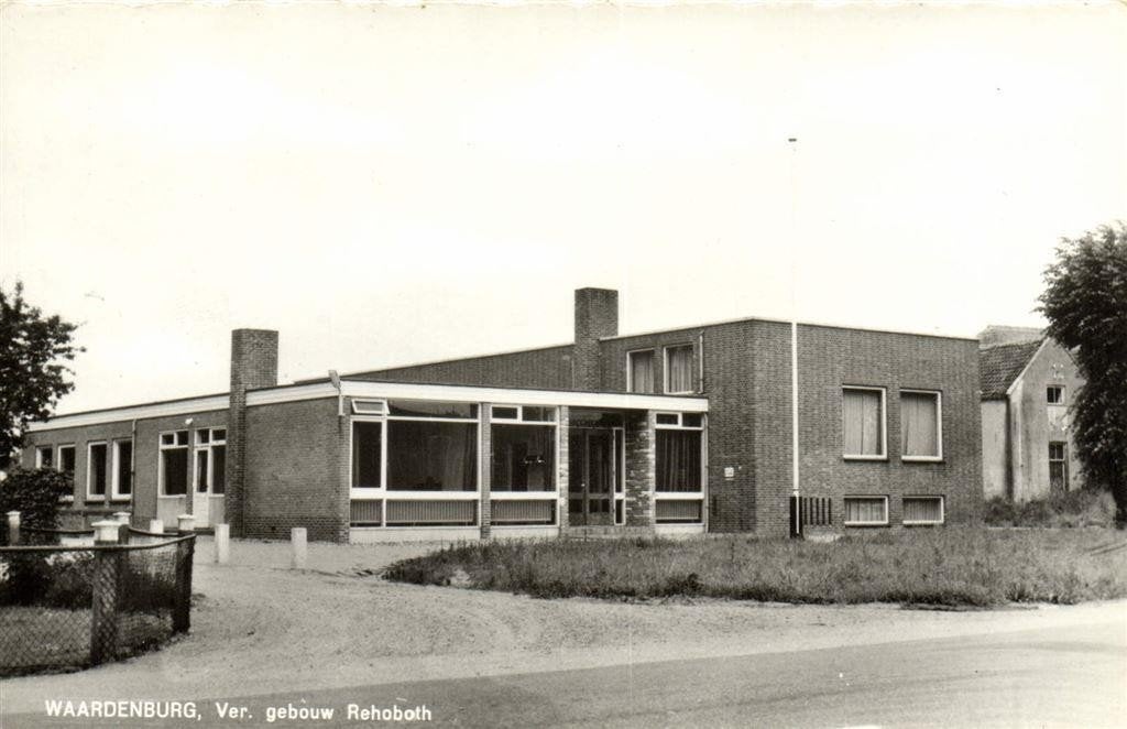 Waardenburg, Ver. gebouw Rehoboth - gelopen, Ophalen of Verzenden, 1960 tot 1980, Gelopen, Gelderland