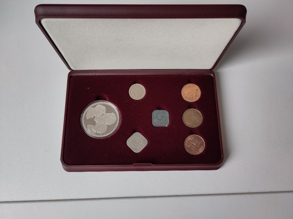 Muntset Koningin Beatrix 1980-2000, Koningin Beatrix, Zilver, Overige waardes, Verzenden