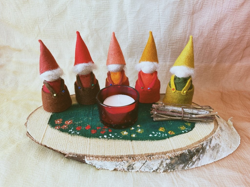 Kabouterfeestje, Ophalen of Verzenden, Nieuw, Figuurtje(s), Wolvilt
