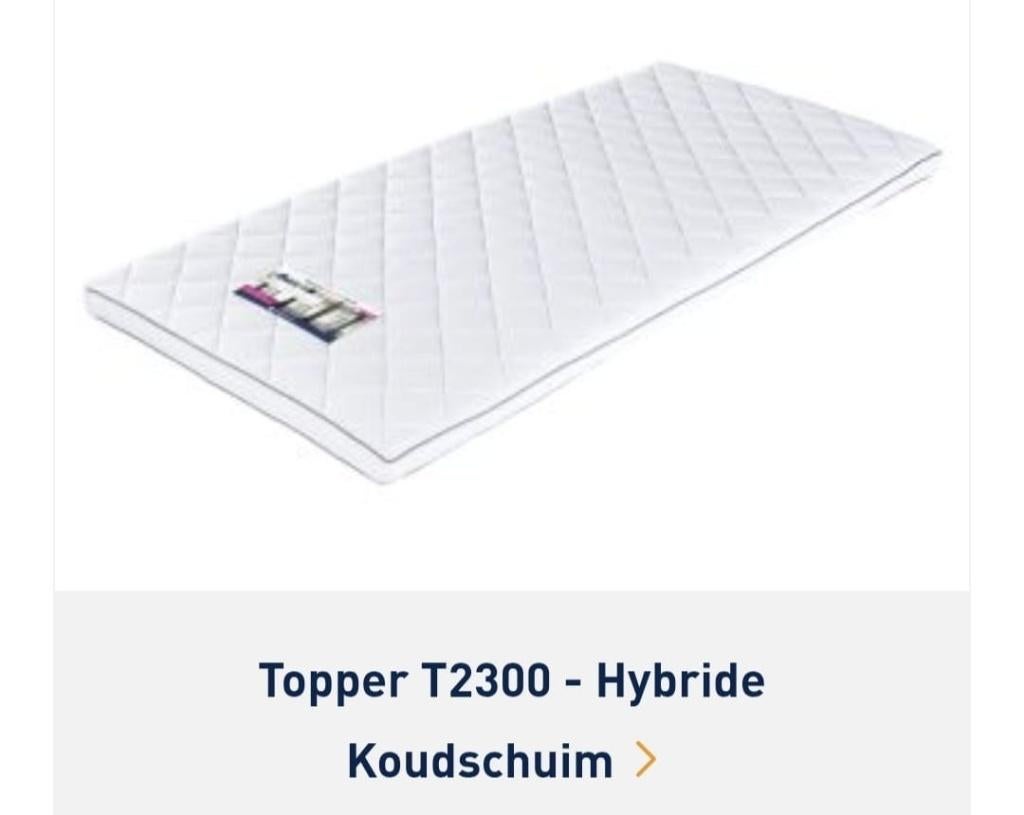 2x matras topper 90/210, Ophalen, 90 cm, Eenpersoons, 210 cm