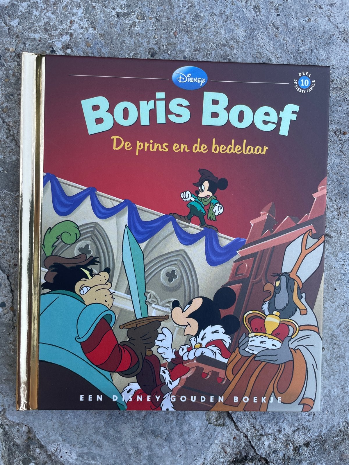 Disney Gouden Boekje: Boris Boef - De prins en de bedelaar, Ophalen of Verzenden, Nieuw, 3 tot 4 jaar
