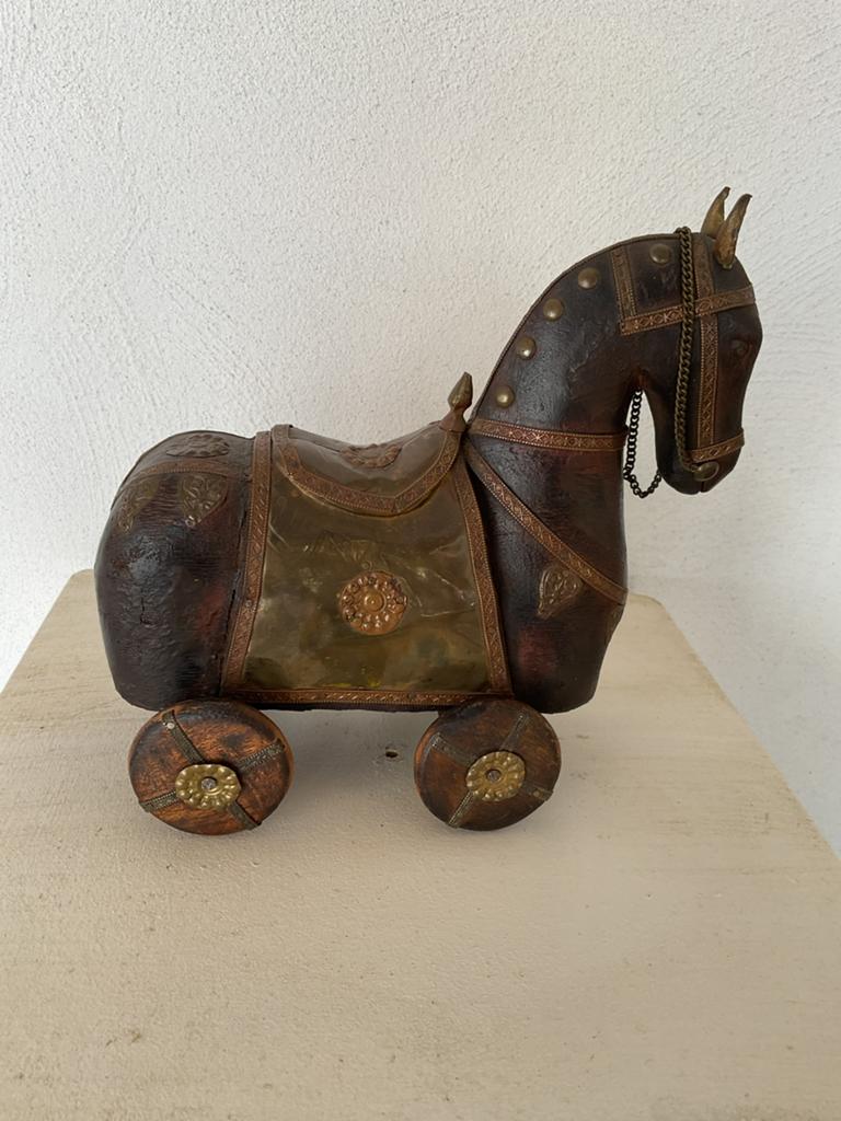 Oorlogs paard India., Ophalen of Verzenden