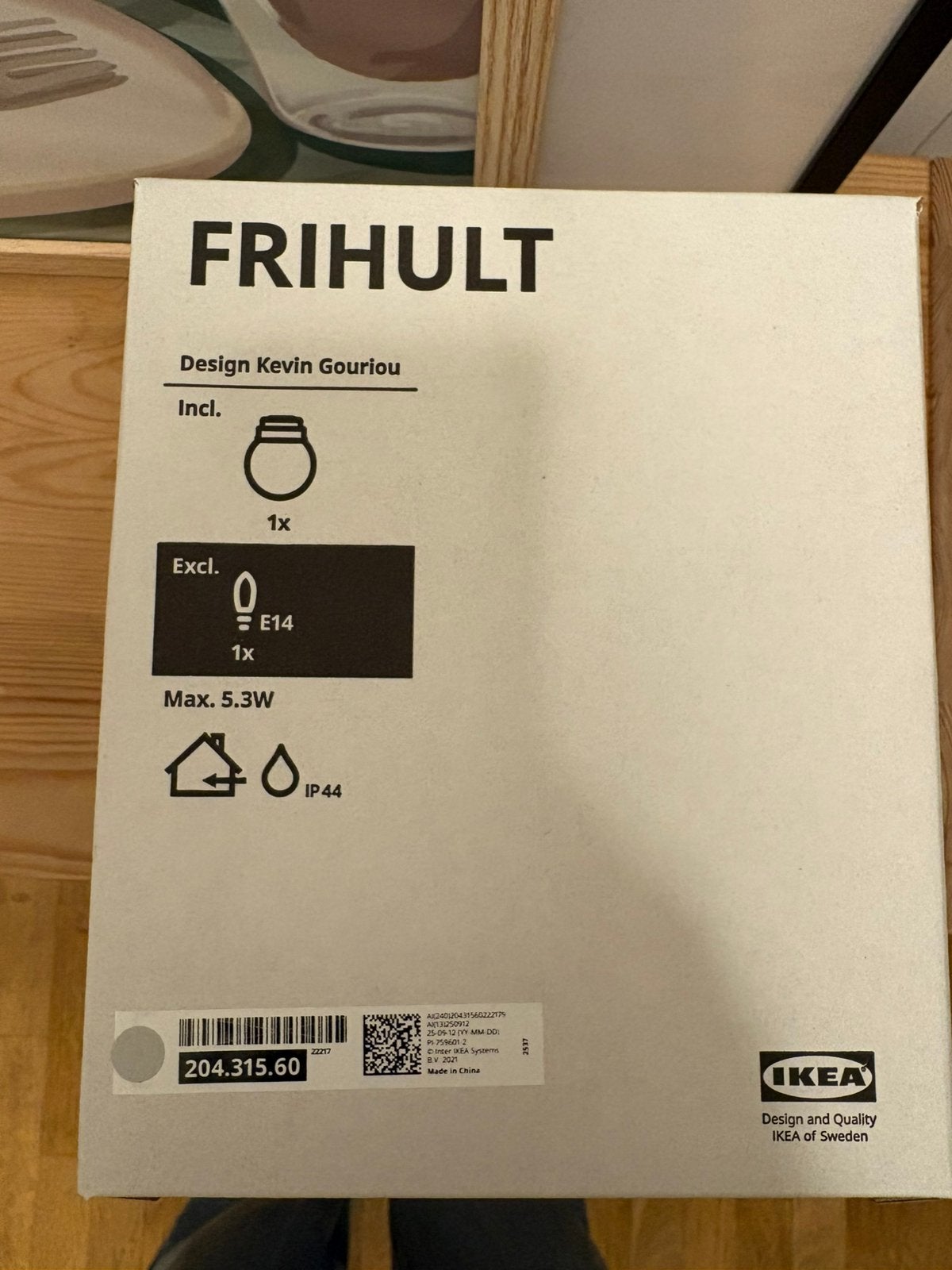 Ikea Frihult plafond-/wandlamp, Huis en Inrichting, Lampen | Wandlampen, Ophalen, Nieuw