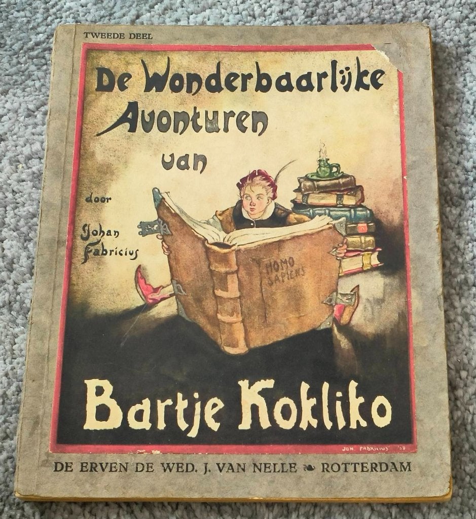 De wonderbaarlijke avonturen van Bartje Kokliko (nr.2), Gelezen, Johan Fabricius, Ophalen of Verzenden, Fictie