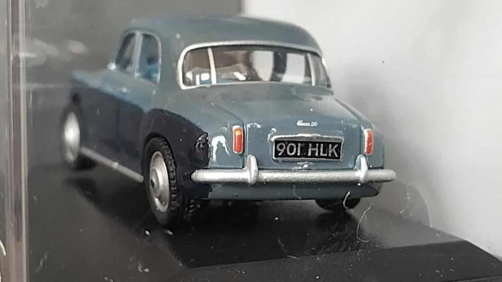 Rover P4 steel Bleu 1:76 Oxford Diecast Pol, Auto, Verzenden, ., Nieuw