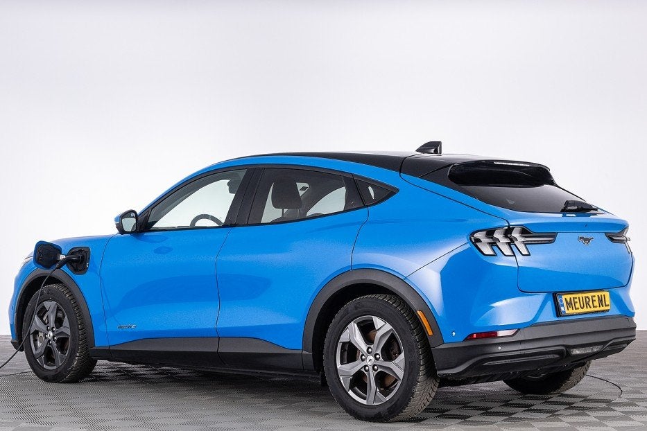 Ford Mustang Mach-E RWD 75 kWh *SOH 94.7%* PANORAMADAK | B&O, Automaat, 12 maanden, Gebruikt, Blauw