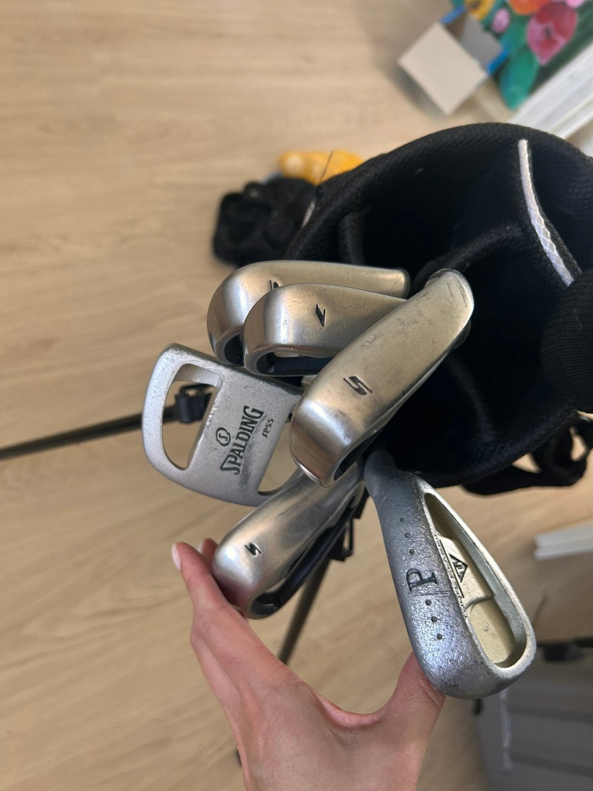 Spalding golf tas met clubs dames, Sport en Fitness, Golf, Ophalen of Verzenden, Gebruikt, Club