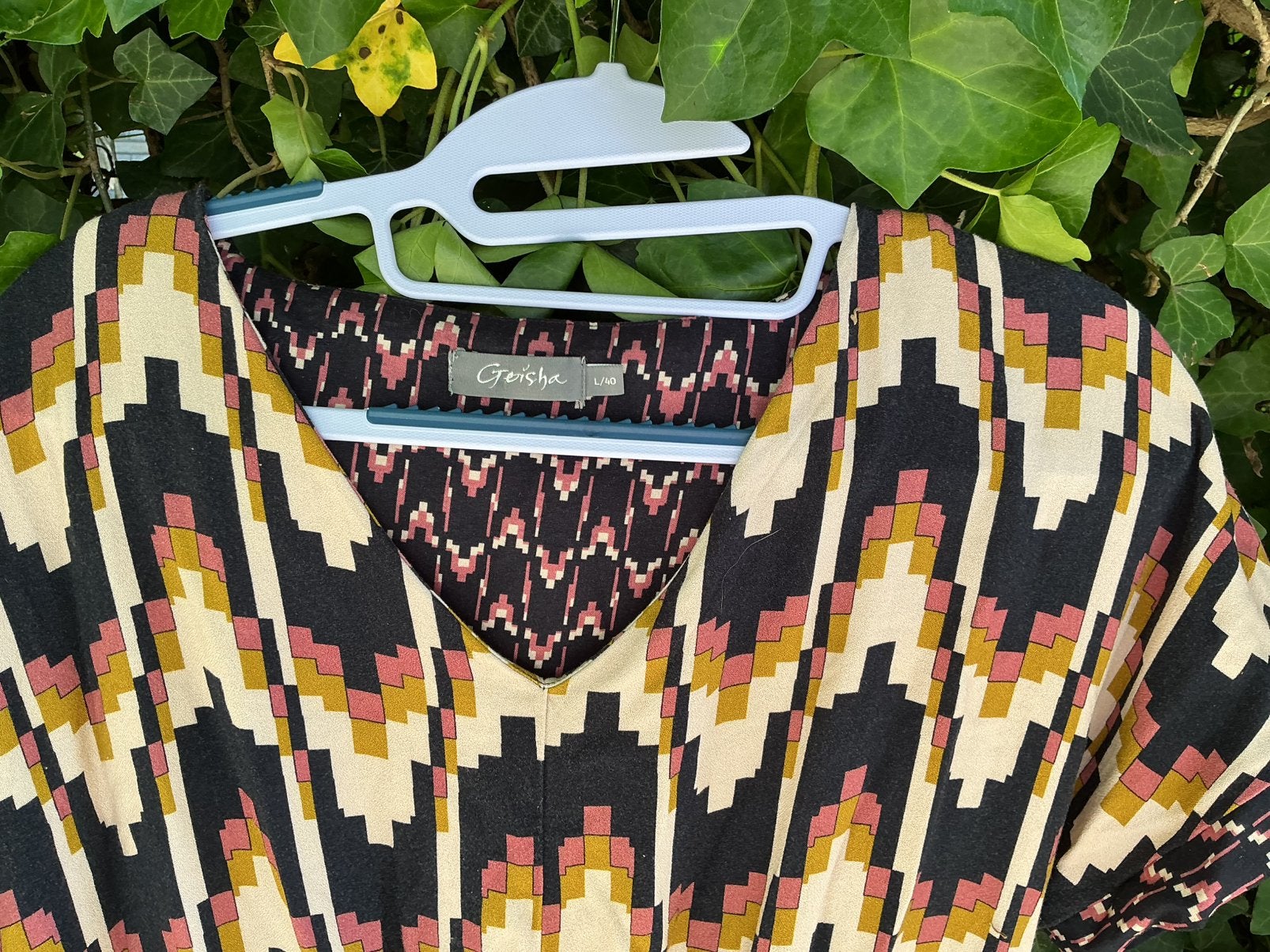Geisha jurk maat L/40, Kleding | Dames, Jurken, Maat 38/40 (M), Blauw, Ophalen of Verzenden, Zo goed als nieuw