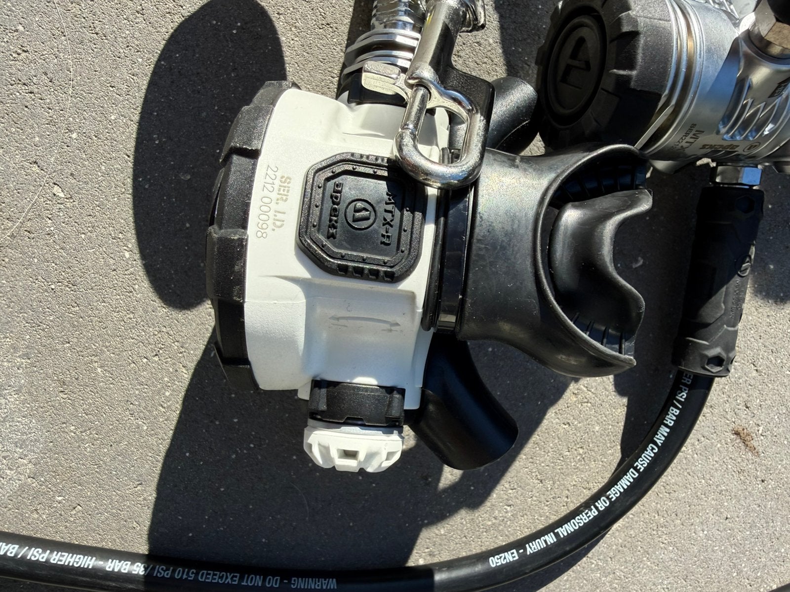 Apeks MTX-R Sidemount Regulator kit, Ophalen of Verzenden, Zo goed als nieuw