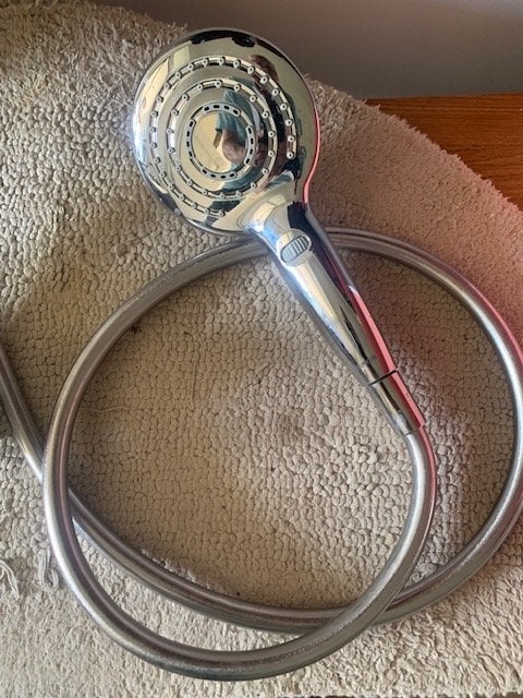 Doucheset met handdouche en thermostaatkraan, Ophalen of Verzenden, Gebruikt, Chroom, Douche