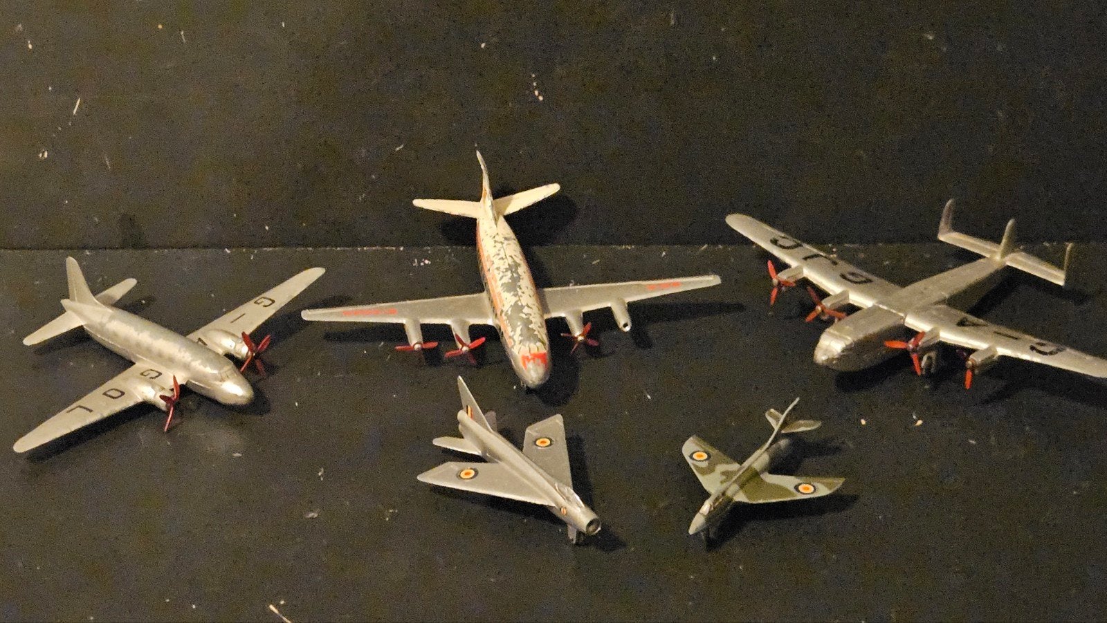dinky toys vliegtuig 5x, Ophalen of Verzenden, Gebruikt, Auto, Dinky Toys