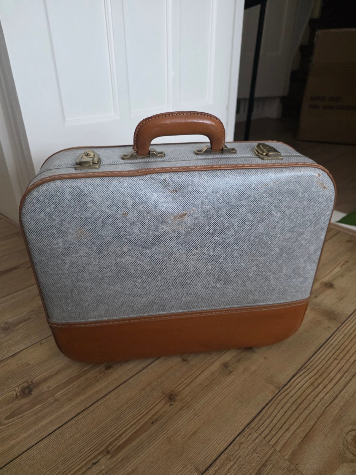 Vintage Koffer - Decoratie of Opbergoplossing (46x36cm), Antiek en Kunst, Ophalen