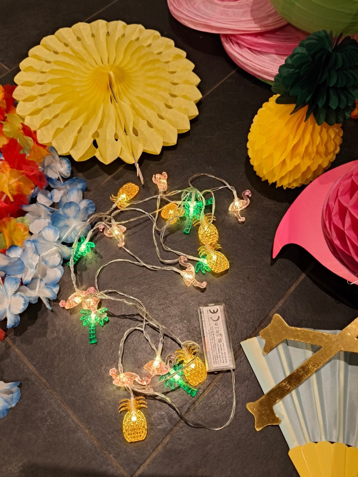 Zomerse Decoratie Set - Hawaiiaans Feest, Ophalen of Verzenden, Zo goed als nieuw, Versiering, Overige