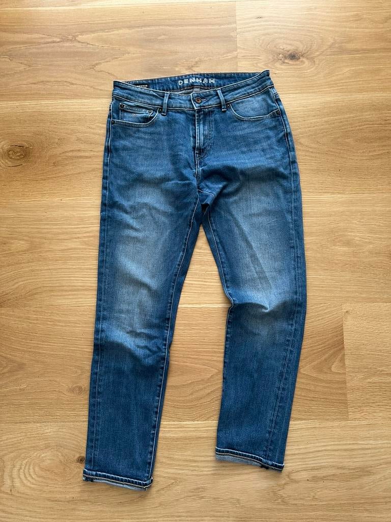 Denham Monroe spijkerbroek W27-L30, Ophalen of Verzenden, Zo goed als nieuw, Blauw, W27 (confectie 34) of kleiner