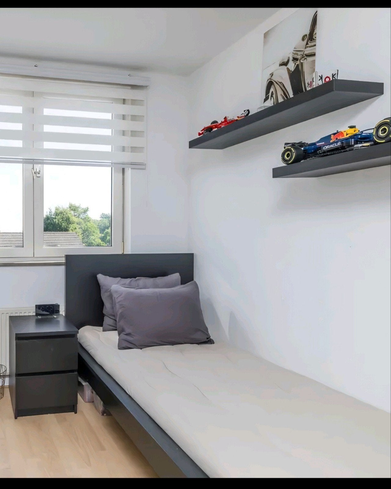 Éénpersoons bed Ikea, Ophalen, Gebruikt, Eenpersoons, Wit
