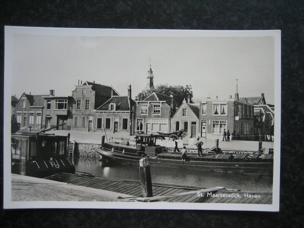 St. MAARTENSDIJK  Haven, Verzamelen, Ansichtkaarten | Nederland, Ophalen of Verzenden, 1960 tot 1980, Zeeland