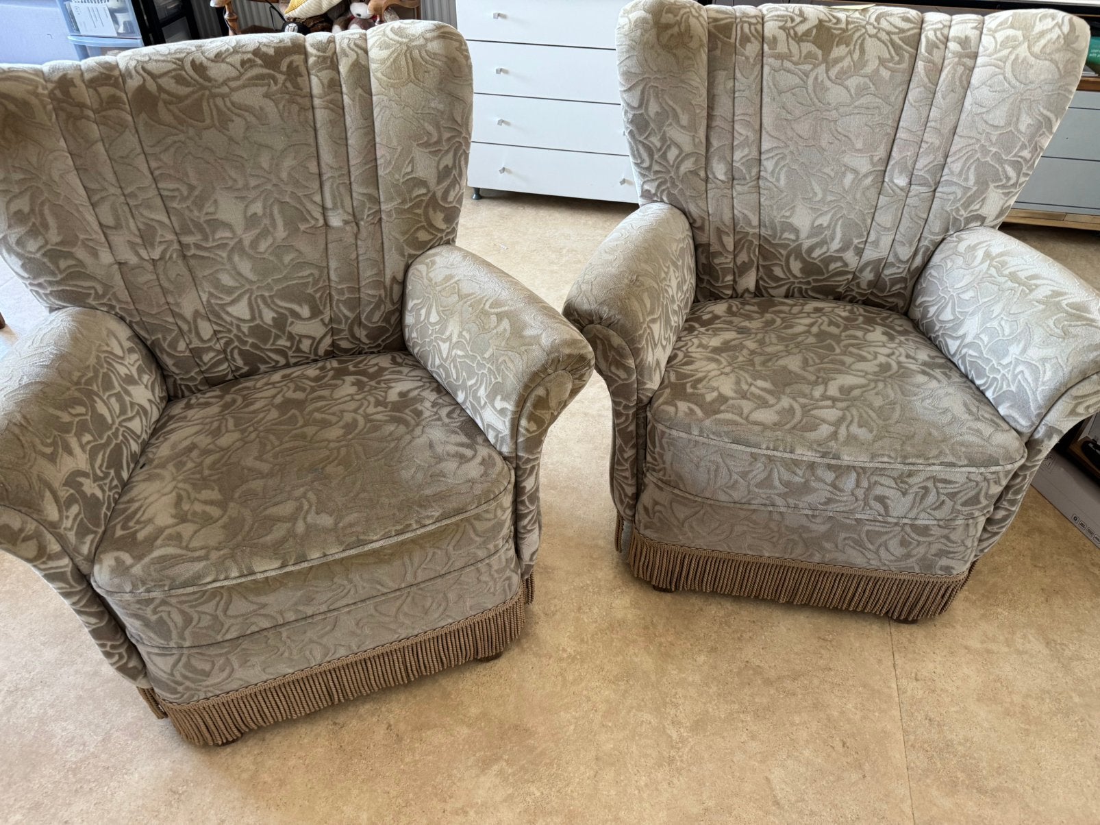 Twee mooie fauteuils, Ophalen of Verzenden, Zo goed als nieuw, Stof