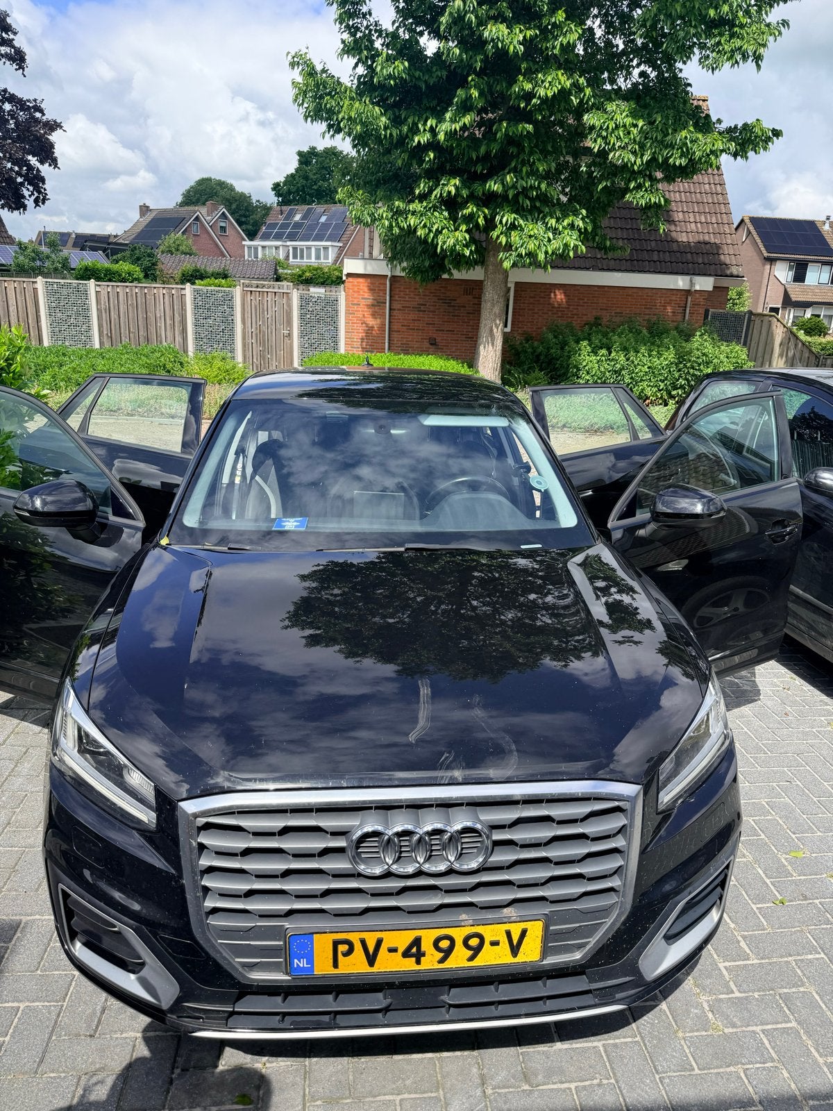 Audi Q2 1.4 Tfsi CoD 150pk 2017 Zwart, Auto's, Voorwielaandrijving, Q2, 4 cilinders, Zwart