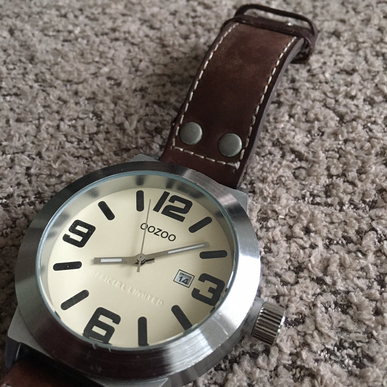 OOZOO HORLOGE, Ophalen of Verzenden, Zo goed als nieuw, Staal, Overige merken