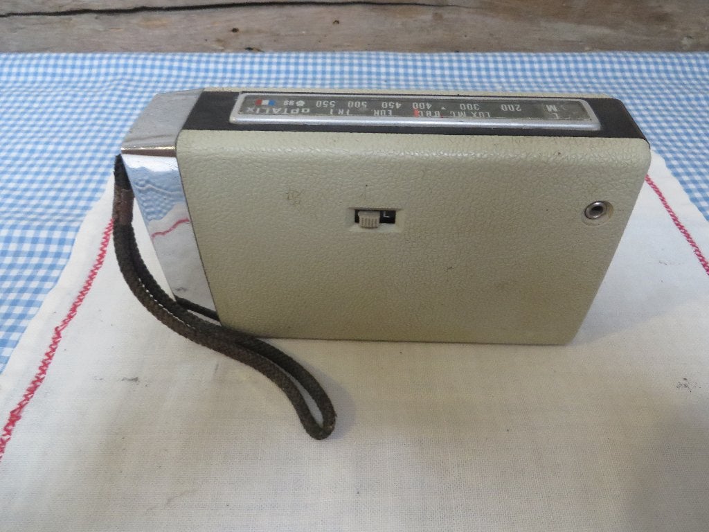 Optalix transistorradio, Ophalen of Verzenden, Gebruikt, Transistorradio