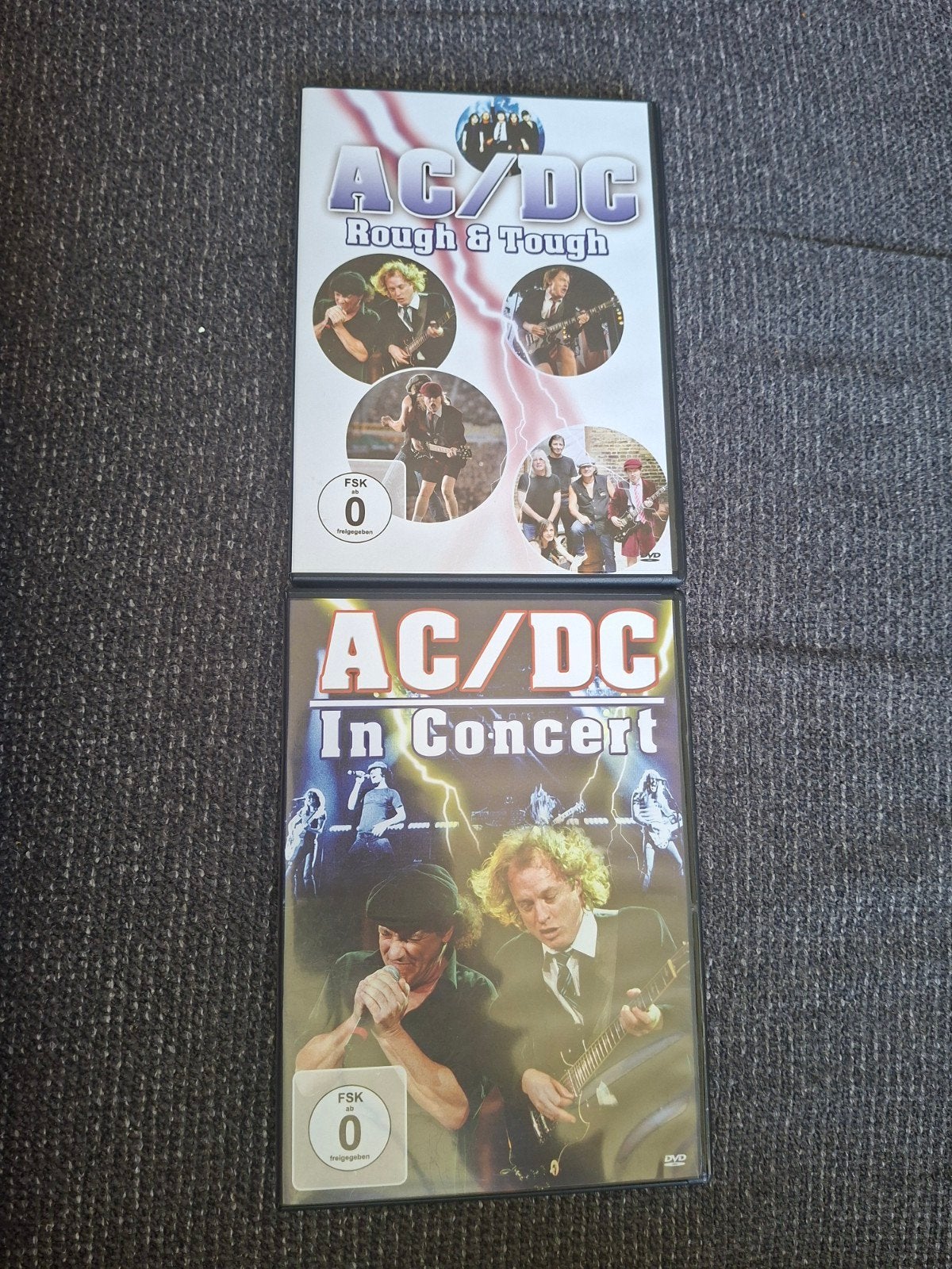 DVD - AC/DC Rough & Tough + In Concert - NIEUW 2 DVD's, Alle leeftijden, Ophalen of Verzenden, Nieuw in verpakking