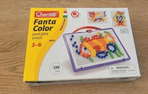 Quercetti FantaColor Portable Small 3-6 jaar, Ophalen of Verzenden, Gebruikt, Puzzelen