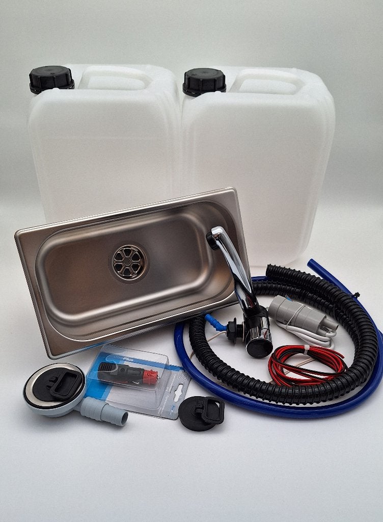 WASBAK water SET voor Camper keukenblokje keukenblok keuken, -, -, Nieuw, Ophalen of Verzenden