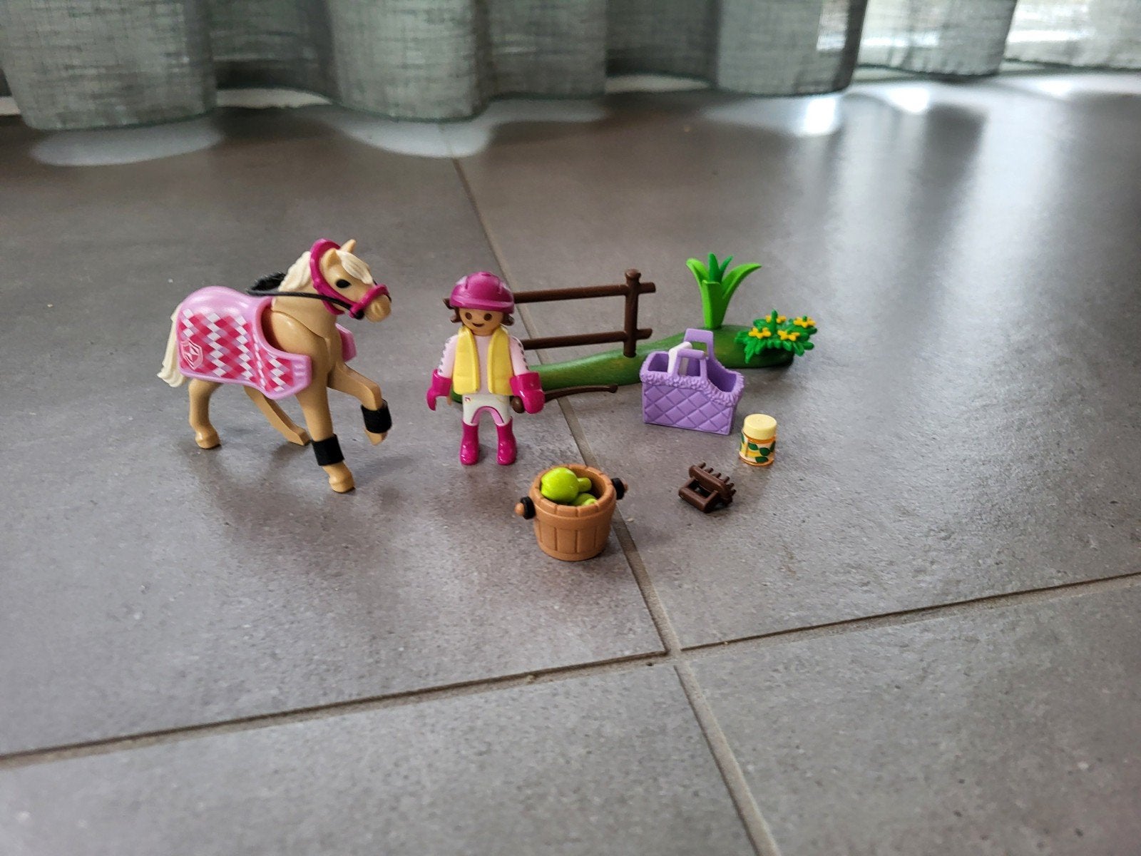Playmobil 70521 Paardrijd set, Gebruikt, Complete set, Overige typen, Ophalen of Verzenden