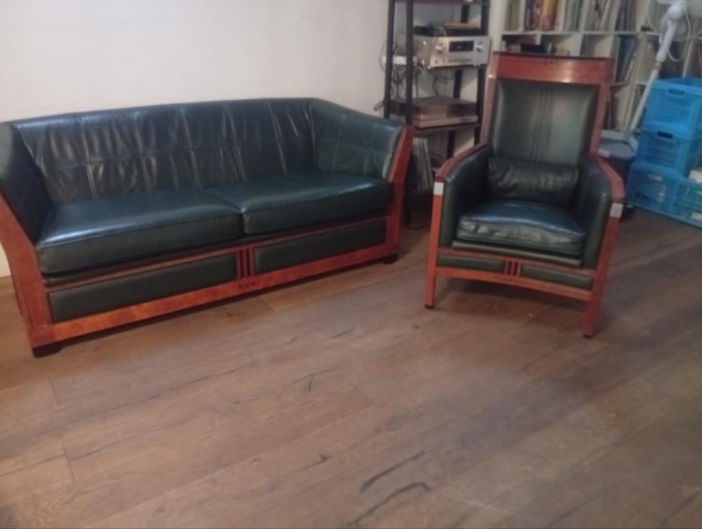 Schuitema Leren Bank en Fauteuil, Ophalen