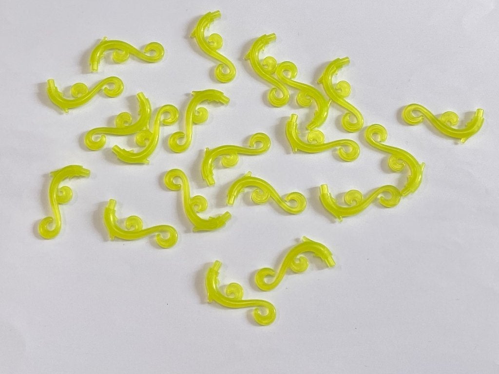 Partij Lego 20x nieuw plant stelen gebogen, diverse kleuren, Overige thema's, Lego, Nieuw, Ophalen of Verzenden