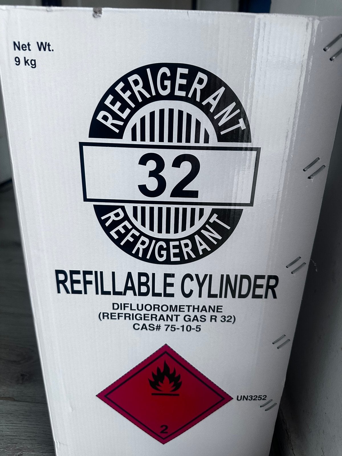 R32 9kg R410a koudemiddel nieuw ophalen amsterdam, Ophalen of Verzenden, Zo goed als nieuw