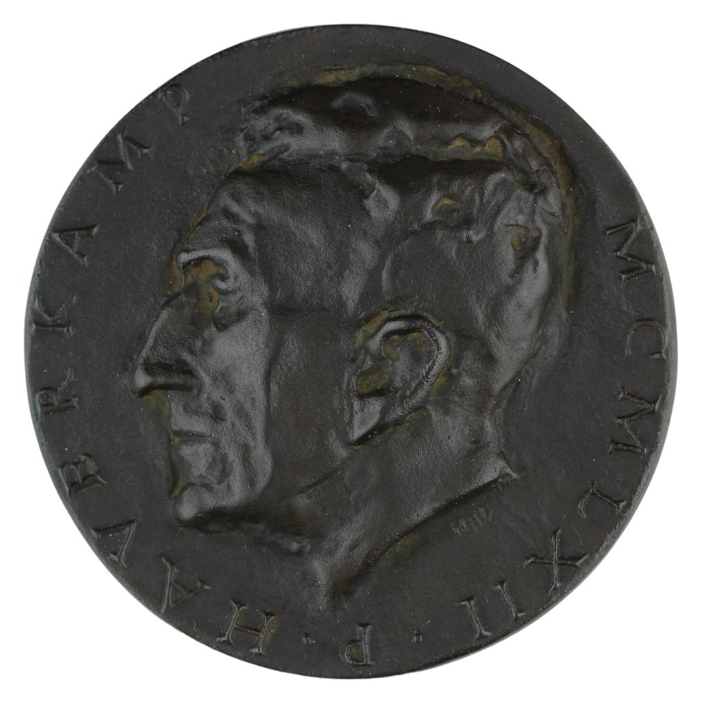 Henk Dannenburg BRONS PENNING PIETER HAVERKAMP, Verzenden, Brons, Nederland