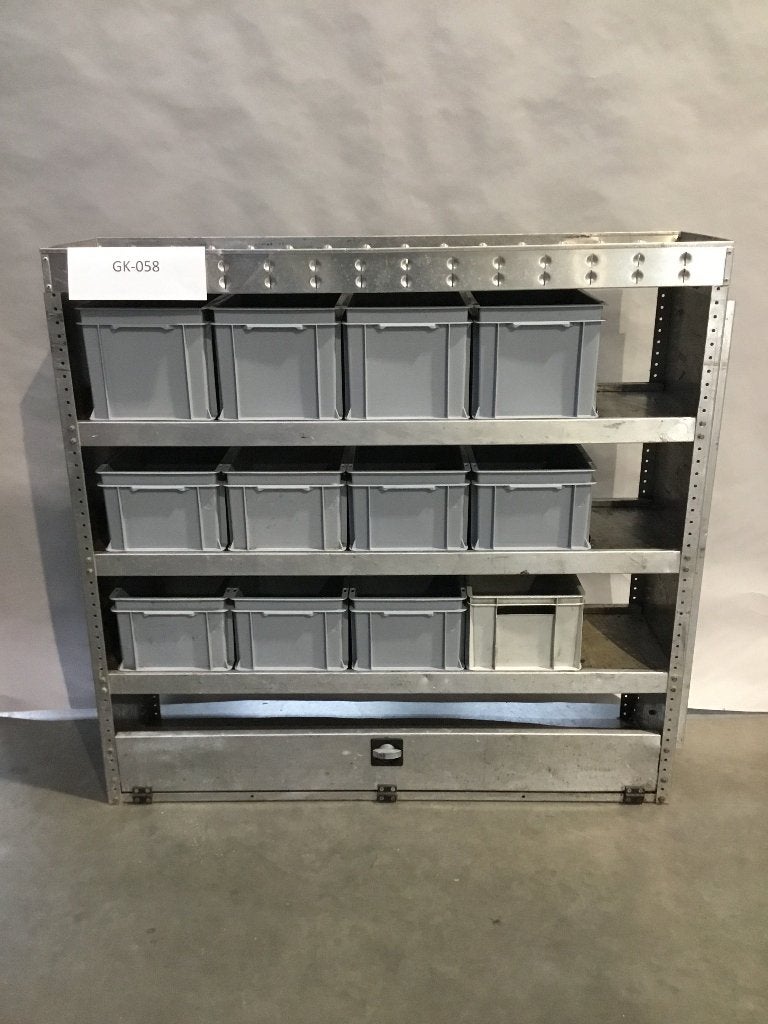 Aluminium bedrijfswagen inrichting GK-058, Ophalen of Verzenden