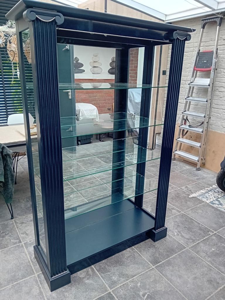 Open vitrine kast, Huis en Inrichting, Kasten | Vitrinekasten, Ophalen, 25 tot 50 cm, 100 tot 150 cm, 150 tot 200 cm