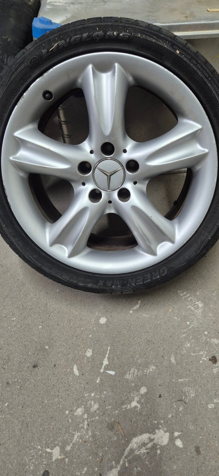 Mercedes "Saiph" 17 Inch Velgenset (Breedset - 5x112), Ophalen, Gebruikt, Velg(en), 17 inch