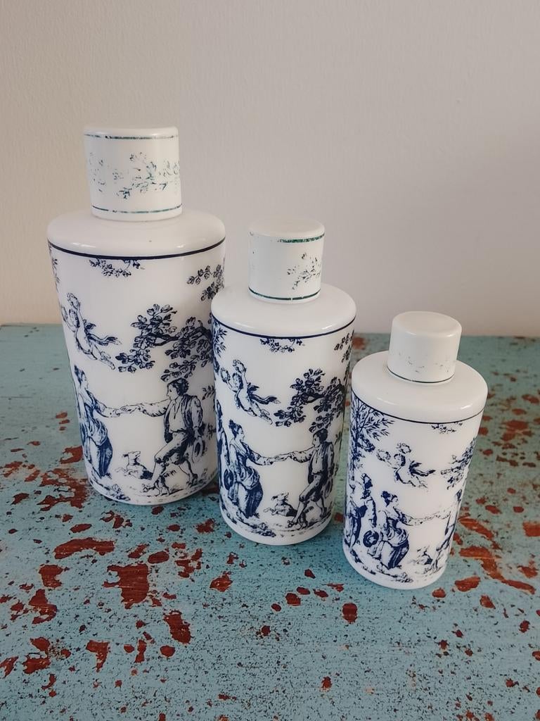 Vintage Lubin flacons, Ophalen of Verzenden, Gebruikt, Parfumfles