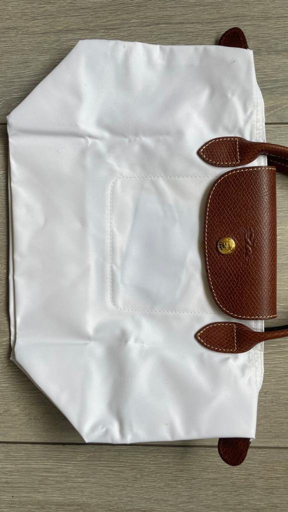 Te koop: tas, Longchamp, wit, size M, Sieraden, Tassen en Uiterlijk, Tassen | Damestassen, Ophalen of Verzenden, Zo goed als nieuw