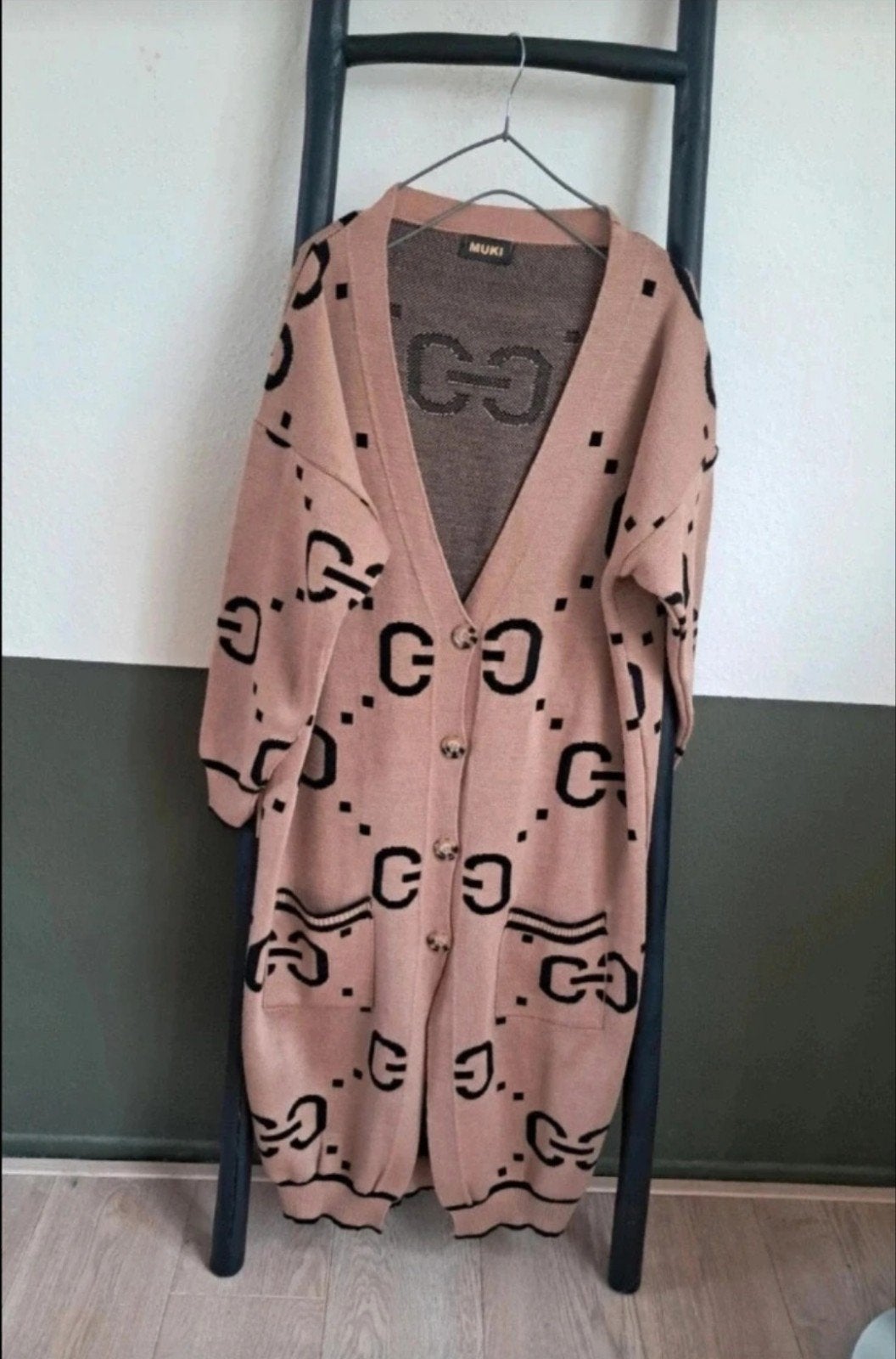 Lang Vest, Muki, Maat 46/48 (XL) of groter, Nieuw, Lange mouw