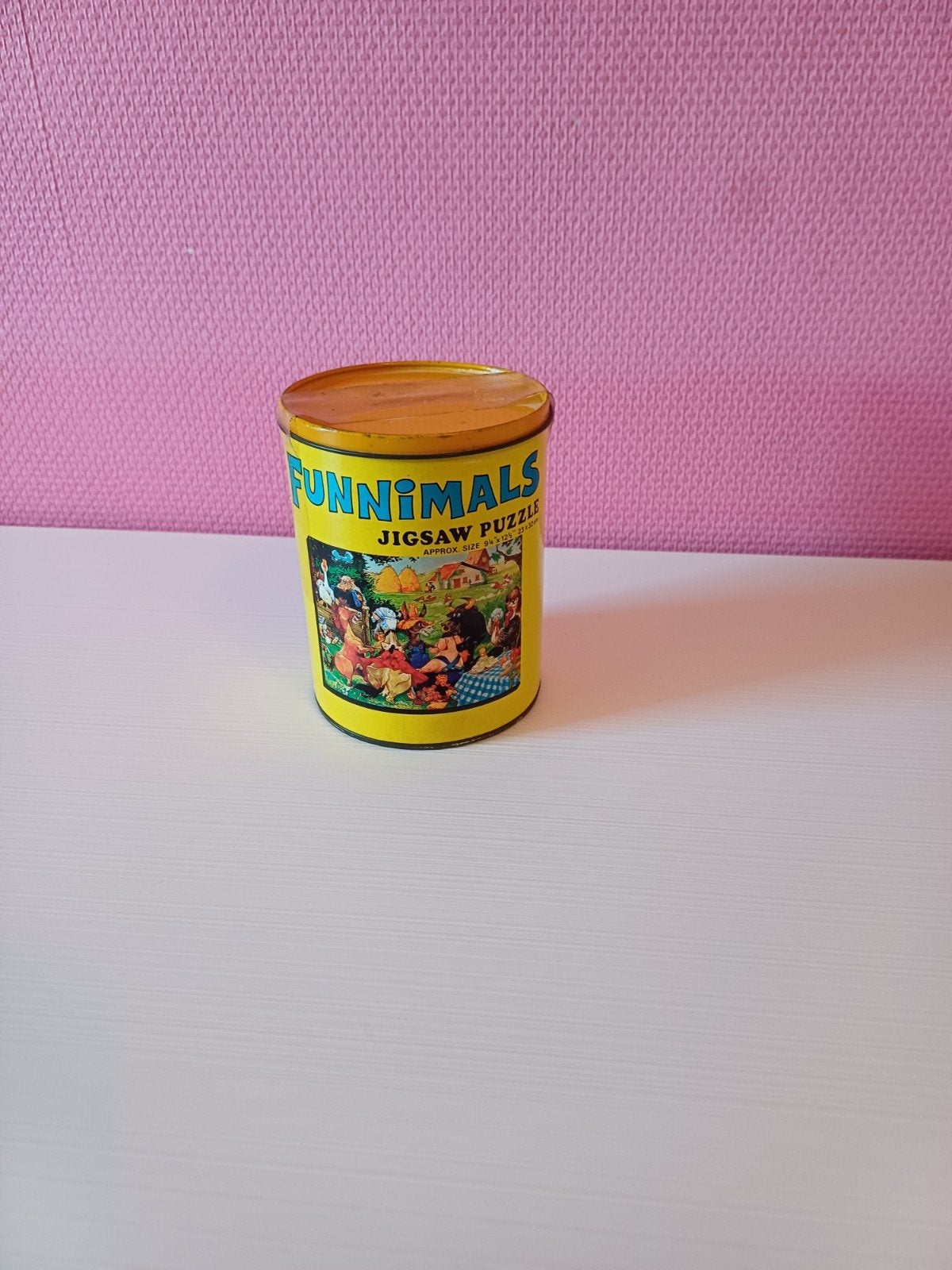 Vintage Funnimals jigsaw puzzle van Hope, Ophalen of Verzenden, Meer dan 50 stukjes, Gebruikt, 4 tot 6 jaar