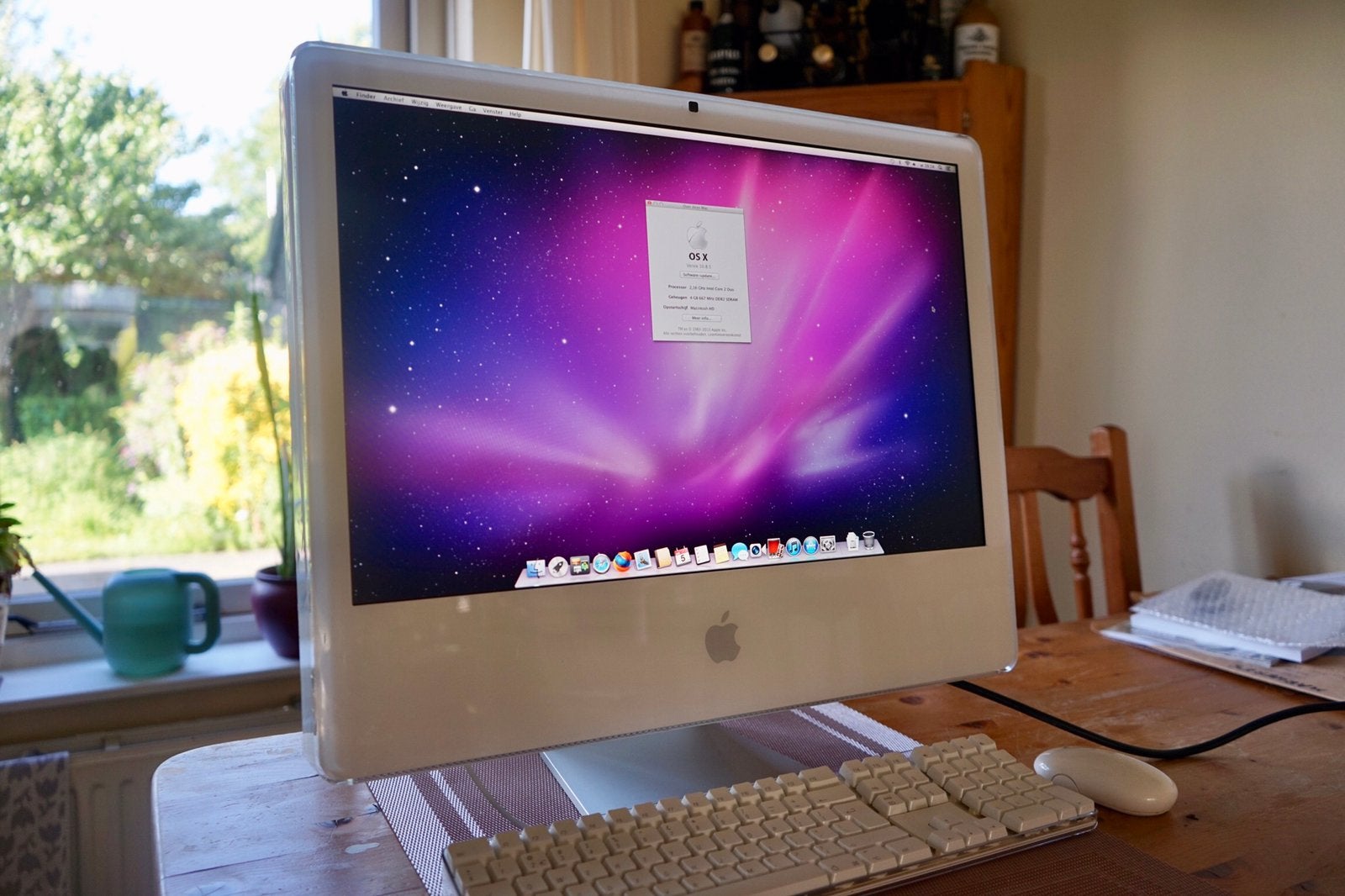 iMac wit 24" 2006 onderdelen, Computers en Software, Apple Desktops, Gebruikt, 24", HDD, IMac
