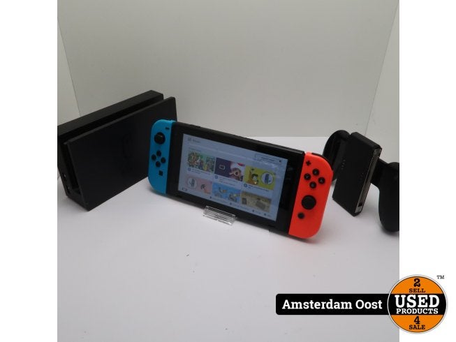 Nintendo Switch Red/Blue 32GB | in Redelijke Staat, Spelcomputers en Games, Spelcomputers | Nintendo Switch, Nintendo, Zo goed als nieuw