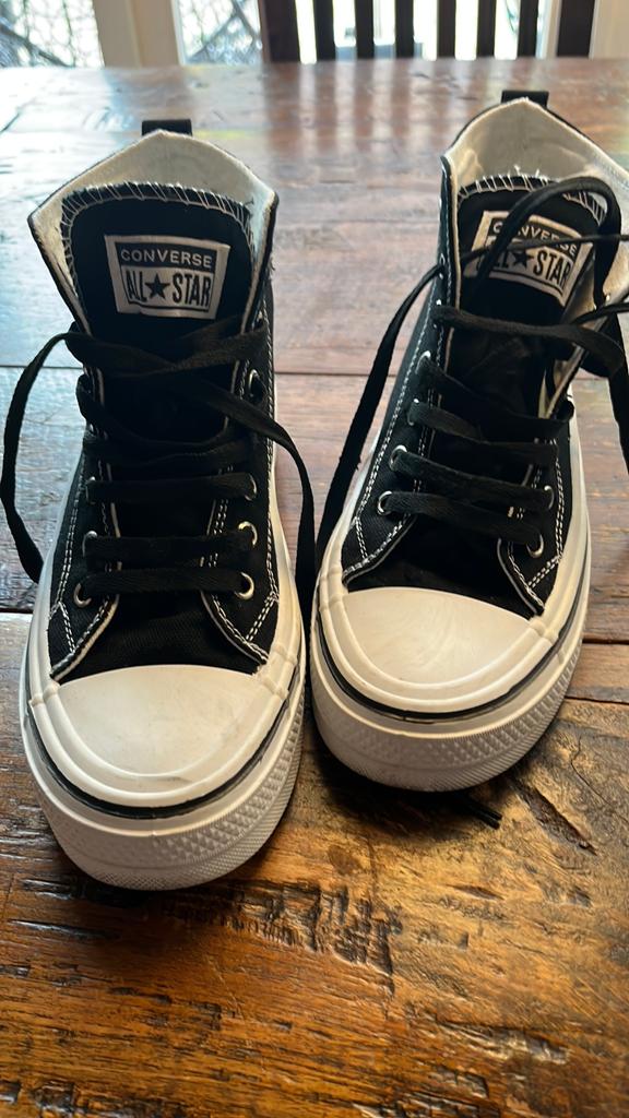 Converse All Star High Top Sneakers Zwart, Kleding | Dames, Schoenen, Zwart, Ophalen of Verzenden, Sneakers of Gympen, Gedragen