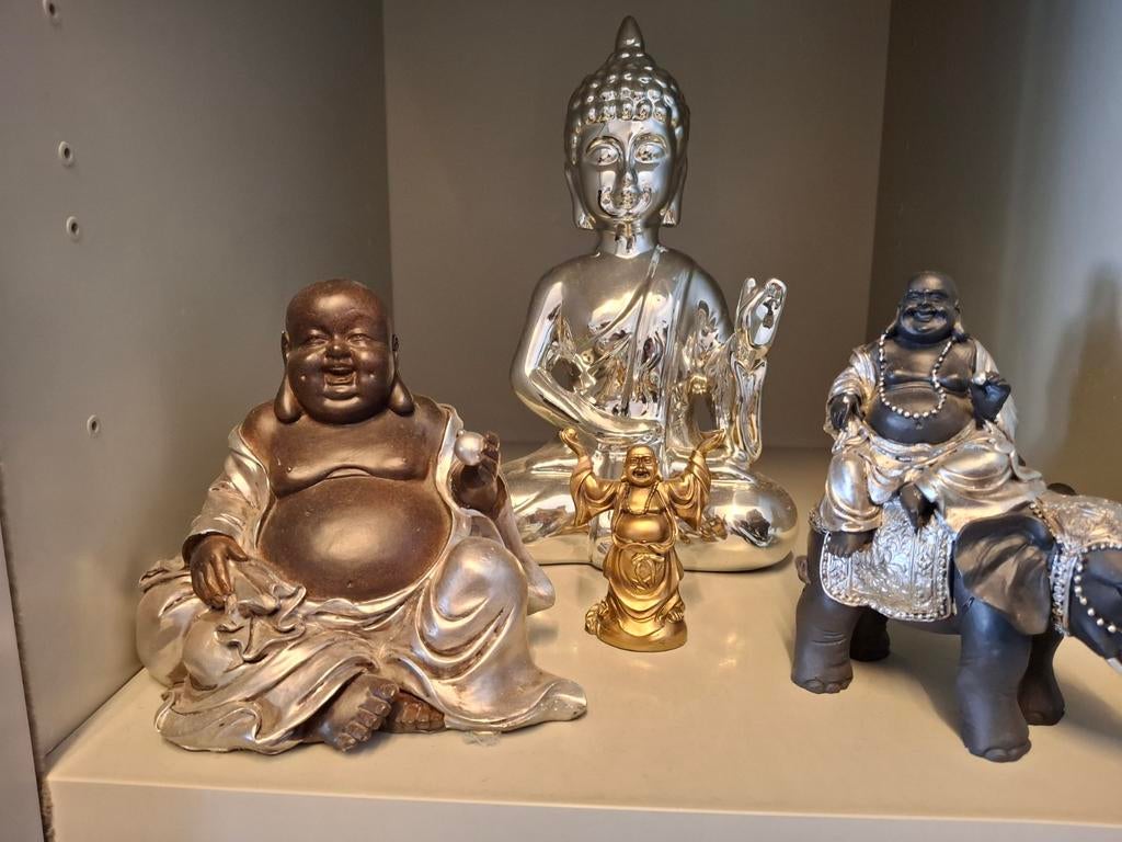Boeddha beeldjes - Diverse maten en stijlen teab, Huis en Inrichting, Woonaccessoires | Boeddhabeelden, Ophalen of Verzenden