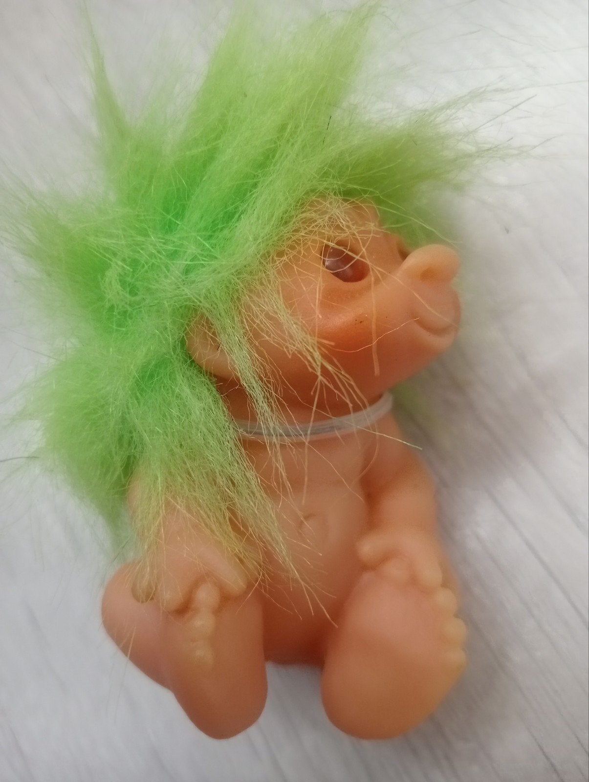 Vintage Dam trol jaren 80 met felgroen haar, Verzamelen, Ophalen of Verzenden, Zo goed als nieuw