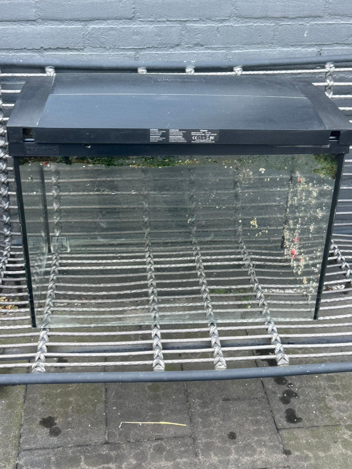 Superfish aquarium 60 liter, Dieren en Toebehoren, Ophalen, Gebruikt, Leeg aquarium, Superfish