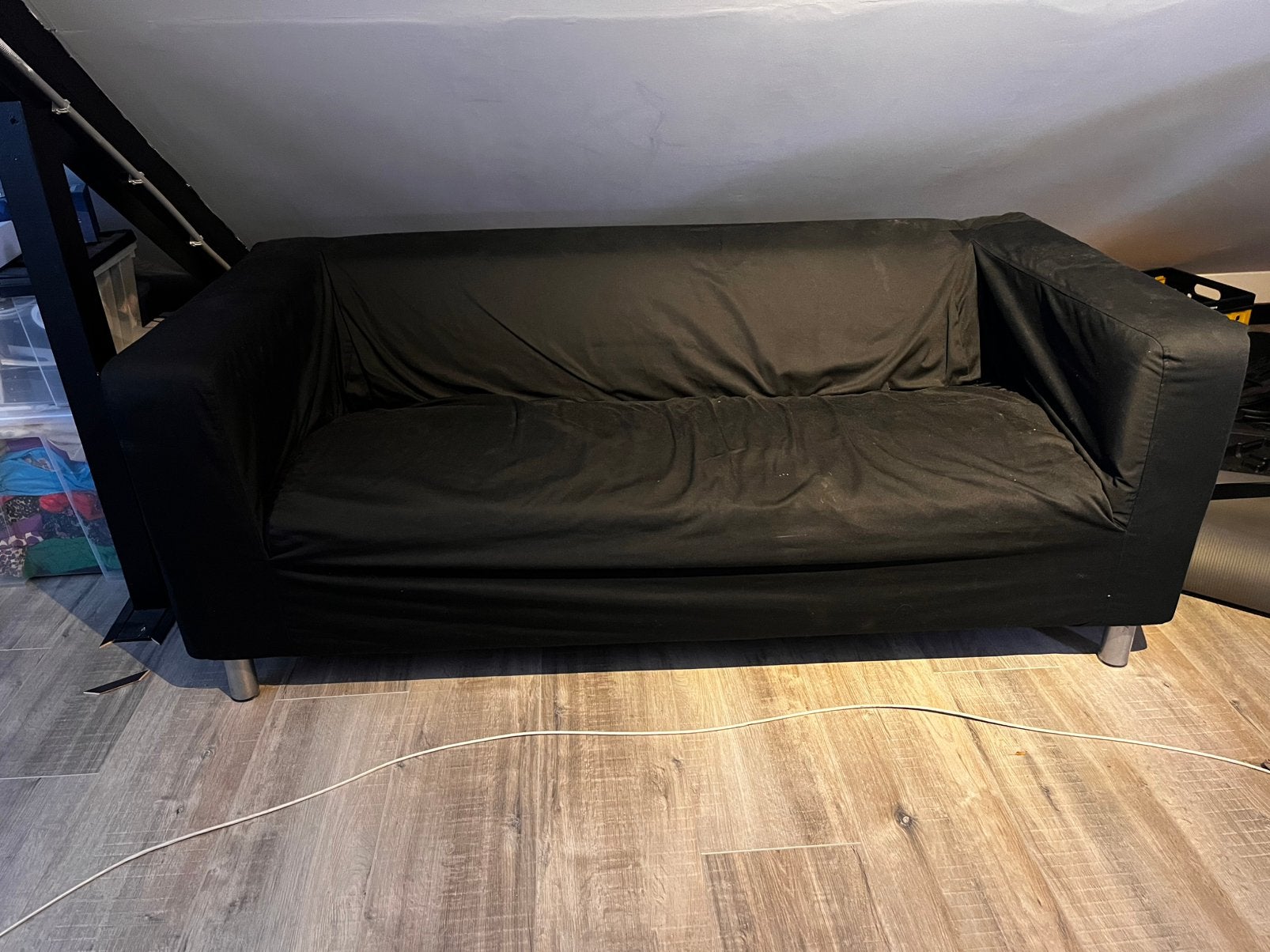 Klippan bank, Ophalen, 150 tot 200 cm, Tweepersoons, 75 tot 100 cm