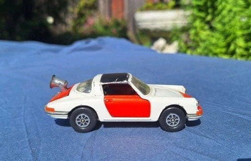 Vintage Porsche Rijkspolitie Speelgoedauto, Overige merken, Gebruikt, 1:50 of kleiner, Auto